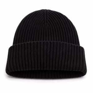 Gedling Ribbed Beanie — MANNDIIP knitwear, product photograph