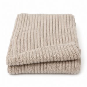 Carlton Knitted Scarf — MANNDIIP knitwear, product photograph