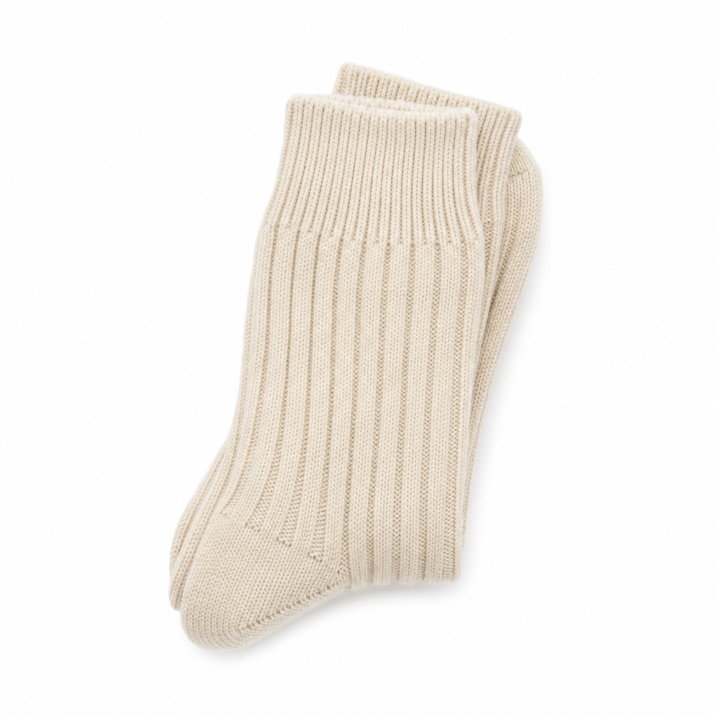 Papplewick Ribbed Beanie — MANNDIIP knitwear, product photograph