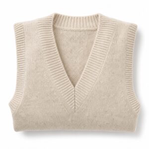 Basford Knitted Vest — MANNDIIP knitwear, product photograph