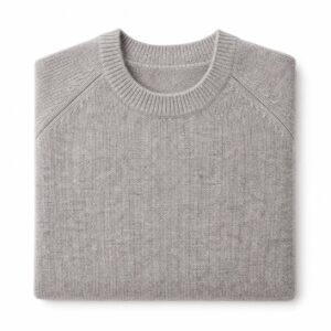 Carlton Lambswool Jumper — MANNDIIP knitwear, product photograph