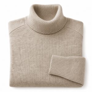 Mansfield Roll Neck Jumper — MANNDIIP knitwear, product photograph