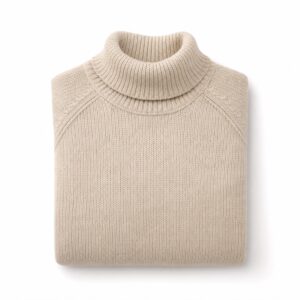 Sherwood Roll Neck Jumper — MANNDIIP knitwear, product photograph