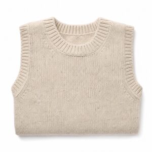 Lenton Knitted Vest — MANNDIIP knitwear, product photograph