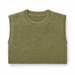 Papplewick Knitted Vest — MANNDIIP knitwear, product photograph
