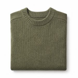 Basford Crew Neck Jumper — MANNDIIP knitwear, product photograph