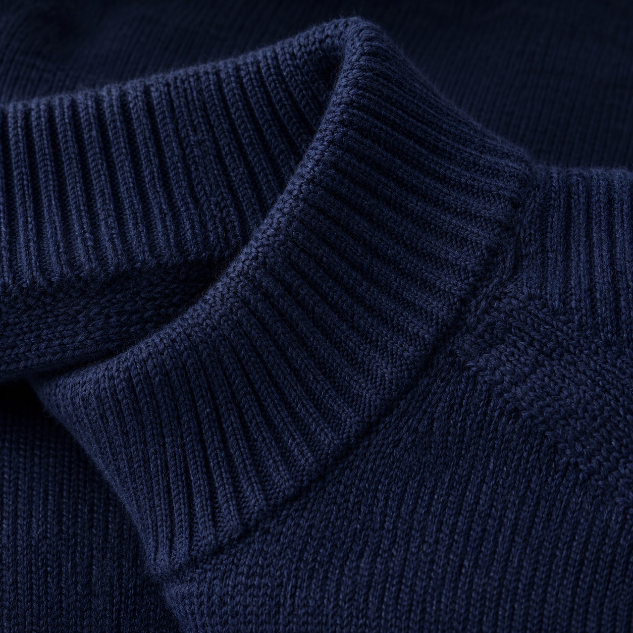 Bulwell Ribbed Cardigan — MANNDIIP knitwear, product photograph