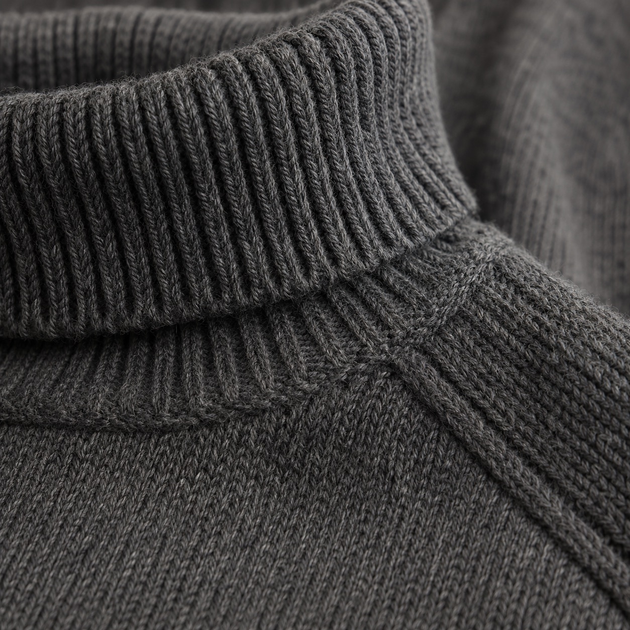 Carlton Roll Neck Jumper — MANNDIIP knitwear, product photograph