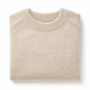 Mansfield Crew Neck Jumper — MANNDIIP knitwear, product photograph