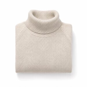 Colwick Roll Neck Jumper — MANNDIIP knitwear, product photograph