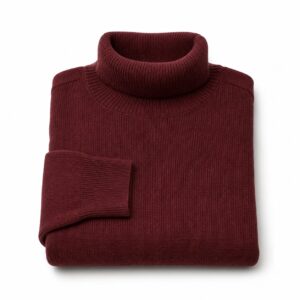 Sherwood Roll Neck Jumper — MANNDIIP knitwear, product photograph