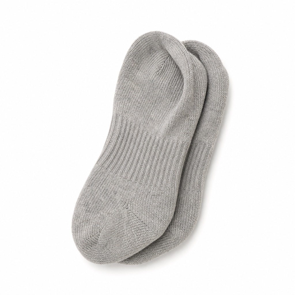Radford No-Show Sock — MANNDIIP knitwear, product photograph