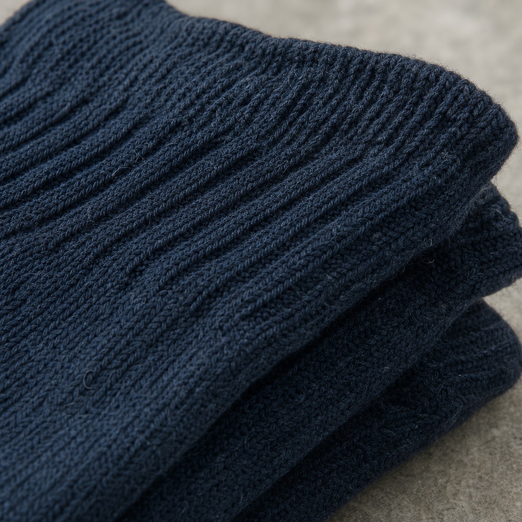 Carlton Ankle Sock — MANNDIIP knitwear, product photograph