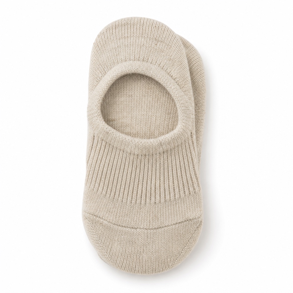 Radford No-Show Sock — MANNDIIP knitwear, product photograph