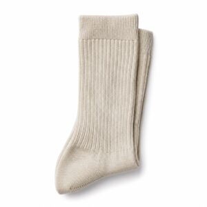 Bulwell Ribbed Crew Sock — MANNDIIP knitwear, product photograph