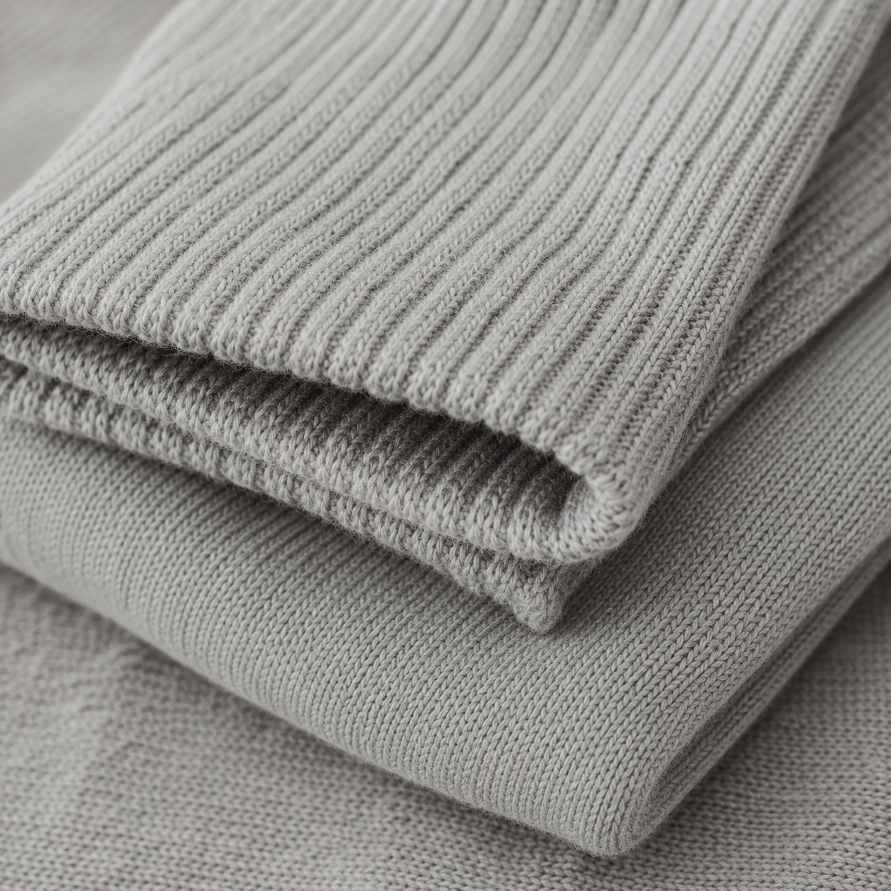 Wollaton Ribbed Crew Sock — MANNDIIP knitwear, product photograph