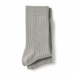 Wollaton Ribbed Crew Sock — MANNDIIP knitwear, product photograph