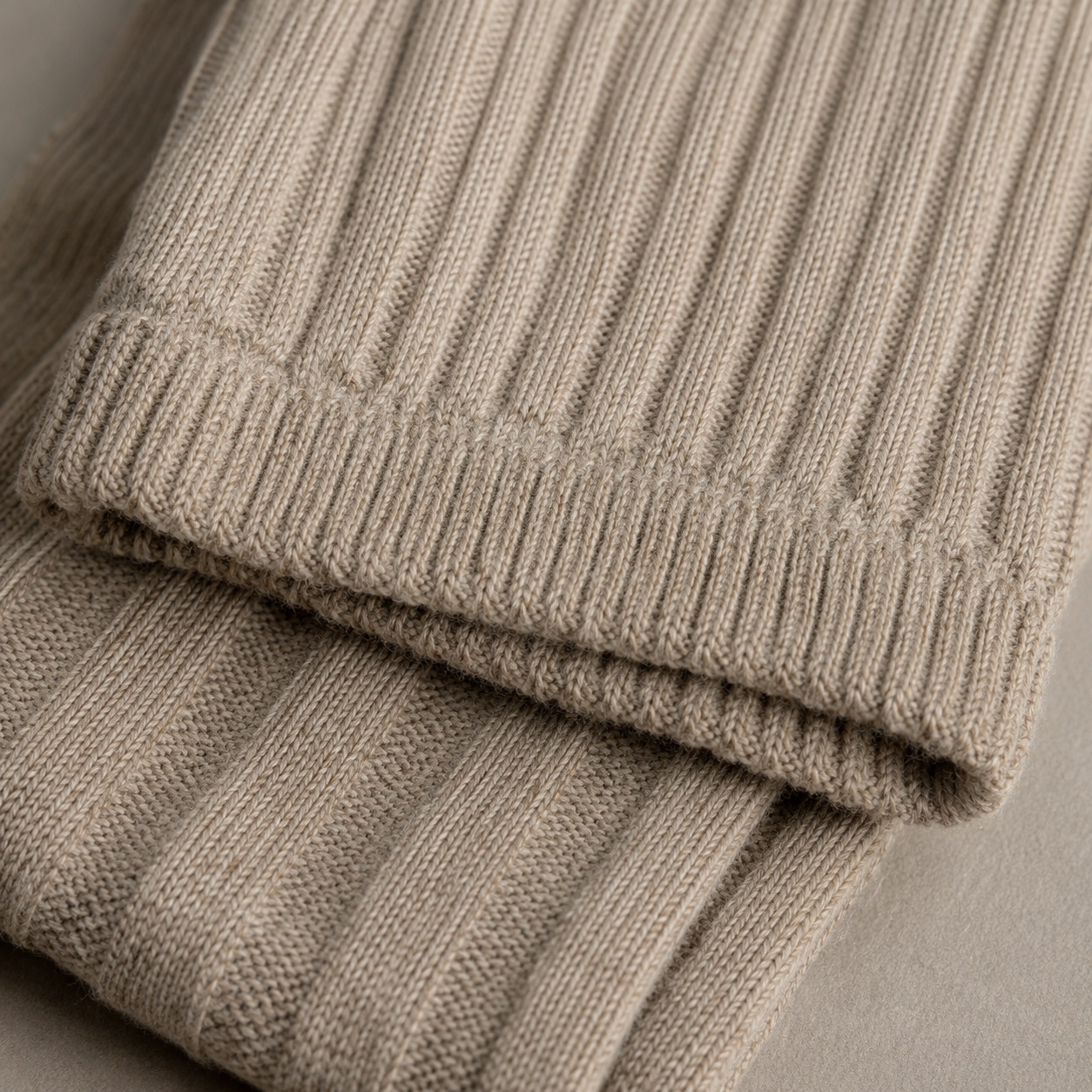 Sherwood Ribbed Tights — MANNDIIP knitwear, product photograph