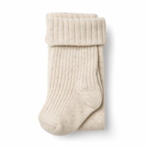 Lenton Wool Blend Tights — MANNDIIP knitwear, product photograph