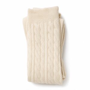 Trent Cable Knit Tights — MANNDIIP knitwear, product photograph