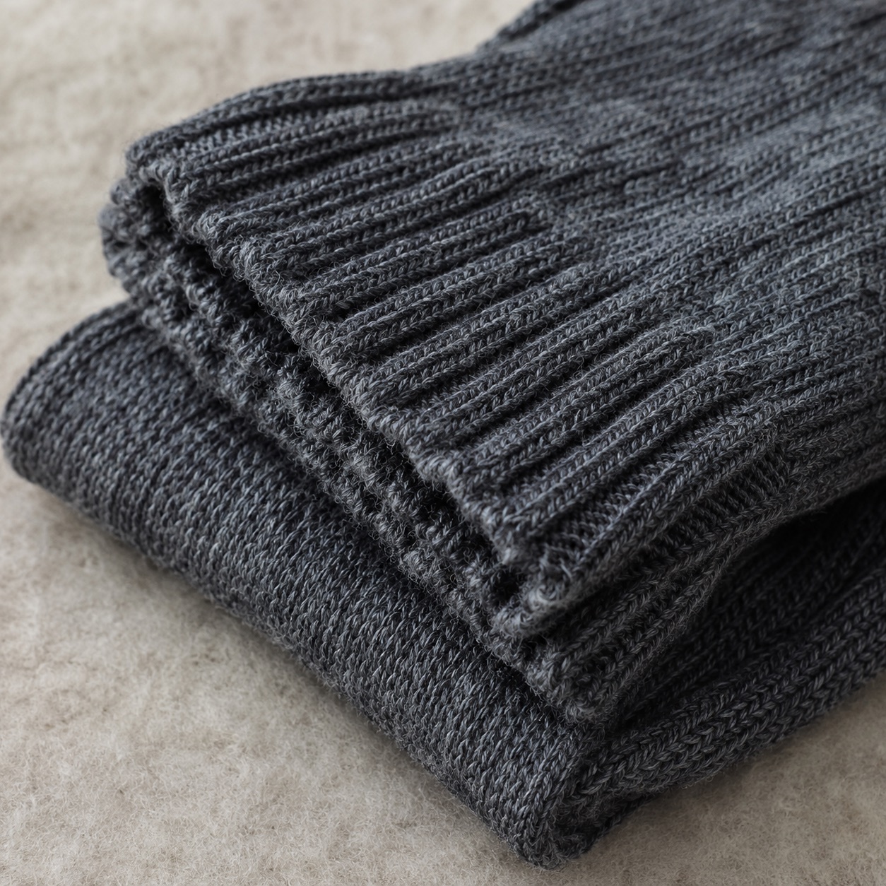 Wollaton Wool Blend Tights — MANNDIIP knitwear, product photograph