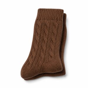 Beeston Cable Knit Tights — MANNDIIP knitwear, product photograph
